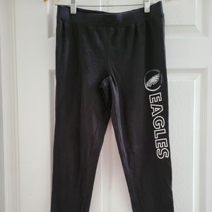 NFL Philadelphia Eagles womens black Logo sleepwear Sweatpants M